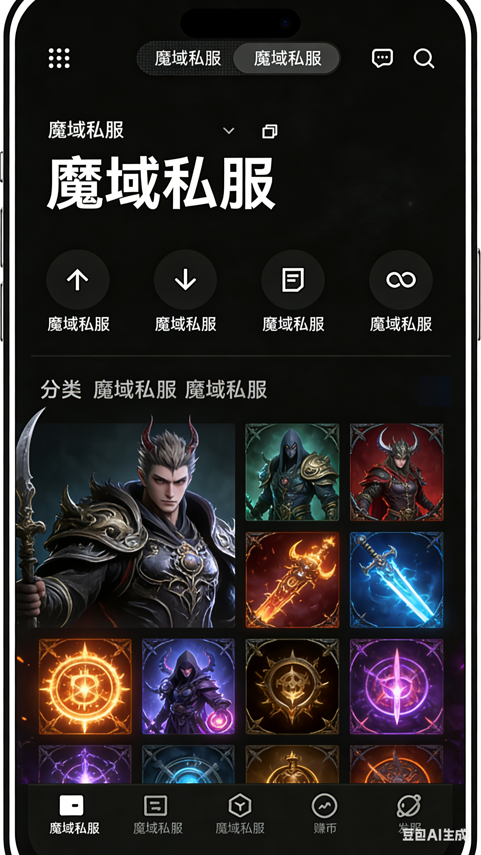 龙神魔域私服长久版市场交易界面